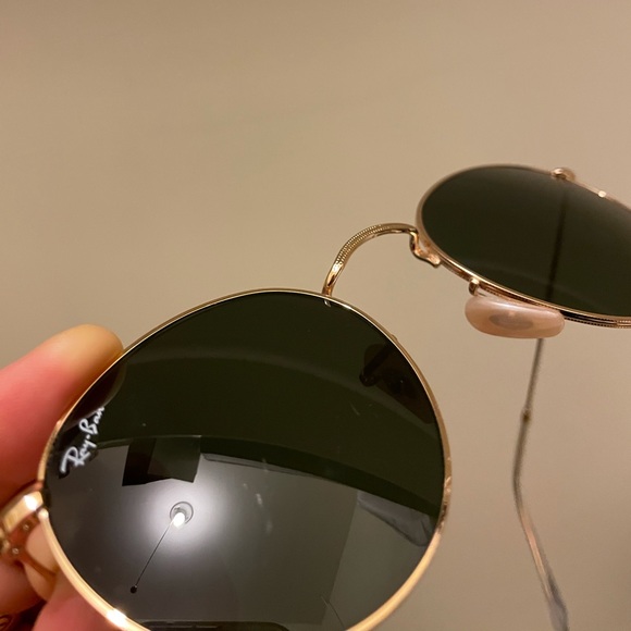 Ray-ban Round Sunglasses Metal Gold - Picture 5 of 9